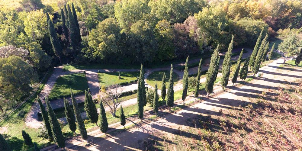 Visite des jardins du Domaine de Rieussec à Gignac