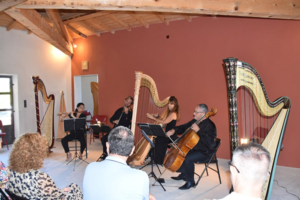Concert harpes au Domaine de Rieussec - 11-09-2022