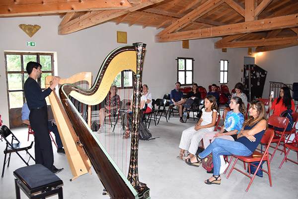 Masterclass harpes au Domaine de Rieussec - septembre 2022